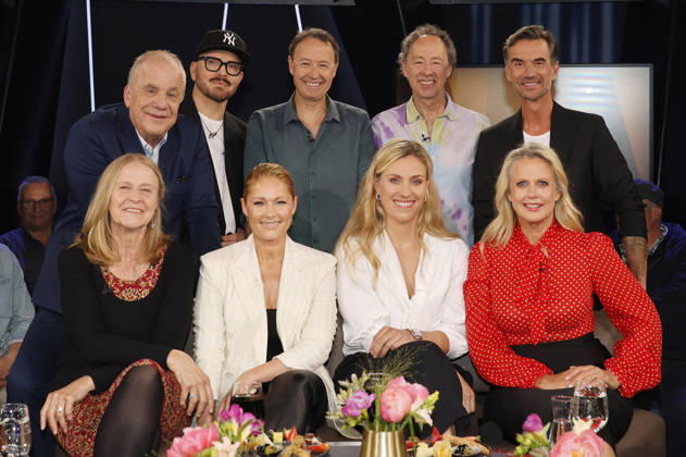 Cornelia Funke, Hubertus Meyer-Burckhardt, Armin Morbach, Helene Fischer, Frederik Braun, Angelique Kerber Gerrit Braun, Barbara Schöneberger und Florian Silbereisen bei der Aufzeichnung der NDR Talk Show im NDR Fernsehstudio Lokstedt. Hamburg, 29.04.2026