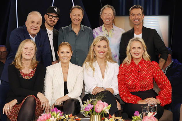 Cornelia Funke, Hubertus Meyer-Burckhardt, Armin Morbach, Helene Fischer, Frederik Braun, Angelique Kerber Gerrit Braun, Barbara Schöneberger und Florian Silbereisen bei der Aufzeichnung der NDR Talk Show im NDR Fernsehstudio Lokstedt. Hamburg, 29.04.2026