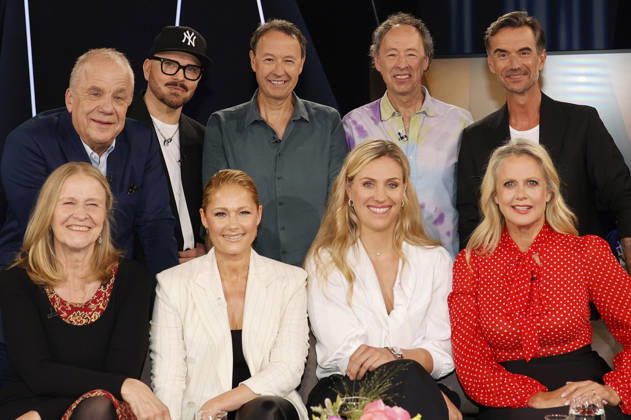 Cornelia Funke, Hubertus Meyer-Burckhardt, Armin Morbach, Helene Fischer, Frederik Braun, Angelique Kerber Gerrit Braun, Barbara Schöneberger und Florian Silbereisen bei der Aufzeichnung der NDR Talk Show im NDR Fernsehstudio Lokstedt. Hamburg, 29.04.2026