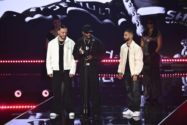 STOCKHOLM, SWEDEN 20260429 Jireel receives the Hiphop of the Year award during Wednesday nights Grammisgala at Annexet in Stockholm STOCKHOLM SWEDEN x10060x  Copyright: xHenrikxMontgomery TTx GRAMMISGALAN 2026 pO0OcjahLvA