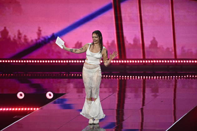 STOCKHOLM, SWEDEN 20260429 Tove Lo presents the Album of the Year award during Wednesday nights Grammis Gala at the Annex in Stockholm STOCKHOLM SWEDEN x10060x  Copyright: xHenrikxMontgomery TTx GRAMMISGALAN 2026 iFl9JXksRI0