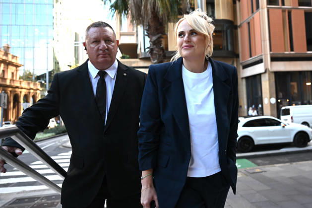 REBEL WILSON COURT, Rebel Wilson arrives at the Federal Court of Australia in Sydney, Thursday, April 30, 2026. ( NO ARCHIVING SYDNEY NEW SOUTH WALES AUSTRALIA  Copyright: xDEANxLEWINSx 20260430191295294493