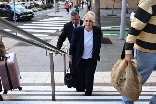 REBEL WILSON COURT, Rebel Wilson arrives at the Federal Court of Australia in Sydney, Thursday, April 30, 2026. ( NO ARCHIVING SYDNEY NEW SOUTH WALES AUSTRALIA  Copyright: xDEANxLEWINSx 20260430175730534999