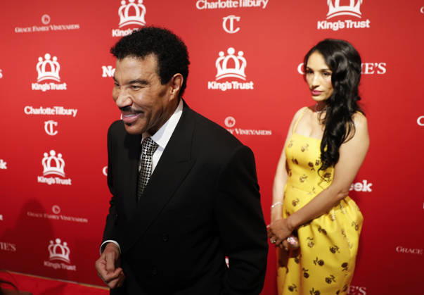 Lionel Richie and Lisa Parigi arrive on the red carpet at The King s Trust 5th Annual Gala at Christie s on Wednesday, April 29, 2026 in New York City. King Charles III and Queen Camilla will visit the nation s capital, New York City, and Virginia during the trip arranged to celebrate the United States of America s 250th anniversary of its independence.  NYP20260429509 JOHNxANGELILLO
