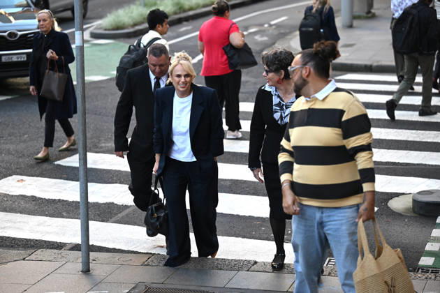 REBEL WILSON COURT, Rebel Wilson arrives at the Federal Court of Australia in Sydney, Thursday, April 30, 2026. ( NO ARCHIVING SYDNEY NEW SOUTH WALES AUSTRALIA  Copyright: xDEANxLEWINSx 20260430111595010950