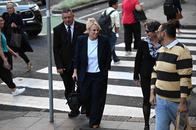 REBEL WILSON COURT, Rebel Wilson arrives at the Federal Court of Australia in Sydney, Thursday, April 30, 2026. ( NO ARCHIVING SYDNEY NEW SOUTH WALES AUSTRALIA  Copyright: xDEANxLEWINSx 20260430187664093033