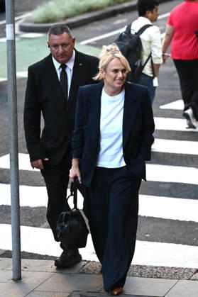 REBEL WILSON COURT, Rebel Wilson arrives at the Federal Court of Australia in Sydney, Thursday, April 30, 2026. ( NO ARCHIVING SYDNEY NEW SOUTH WALES AUSTRALIA  Copyright: xDEANxLEWINSx 20260430191537088754