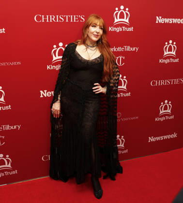 Charlotte Tilbury arrives on the red carpet at The King s Trust 5th Annual Gala at Christie s on Wednesday, April 29, 2026 in New York City. King Charles III and Queen Camilla will visit the nation s capital, New York City, and Virginia during the trip arranged to celebrate the United States of America s 250th anniversary of its independence.  NYP20260429514 JOHNxANGELILLO