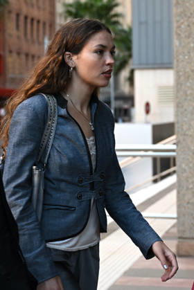 REBEL WILSON COURT, Charlotte Macinnes arrive at the Federal Court of Australia in Sydney, Thursday, April 30, 2026. ( NO ARCHIVING SYDNEY NEW SOUTH WALES AUSTRALIA  Copyright: xDEANxLEWINSx 20260430115966683016
