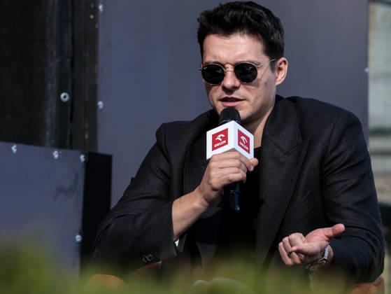 April 29, 2026, Krakow, Poland: Movie actor, Filip Zareba seen speaking in a meeting during Mastercards OFF Camera film festival in Krakow city centre. Krakow Poland - ZUMAs197 20260429_aaa_s197_092 Copyright: xDominikaxZarzyckax