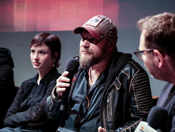 April 29, 2026, Krakow, Poland: Movie adirector, ?ukasz Palkowsk seen speaking in a meeting during Mastercards OFF Camera film festival in Krakow city centre. Krakow Poland  - ZUMAs197 20260429_aaa_s197_091 Copyright: xDominikaxZarzyckax