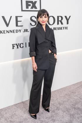 April 29, 2026, Bronx, New York, USA: Constance Zimmer wearing dress by Trish Wescoat Pound for TWP attends special screening For Your Consideration of FX a Love Story at Metrograph in New York, NY on April 29, 2026. Bronx USA  - ZUMAr339 20260429_znp_r339_108 Copyright: xLevxRadinx