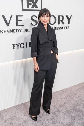 April 29, 2026, Bronx, New York, USA: Constance Zimmer wearing dress by Trish Wescoat Pound for TWP attends special screening For Your Consideration of FX a Love Story at Metrograph in New York, NY on April 29, 2026. Bronx USA  - ZUMAr339 20260429_znp_r339_109 Copyright: xLevxRadinx