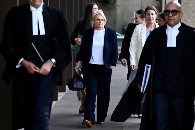 REBEL WILSON COURT, Rebel Wilson (centre) returns following a break in proceedings at the Federal Court of Australia, in Sydney, Thursday, April 30, 2026. ( NO ARCHIVING SYDNEY NEW SOUTH WALES AUSTRALIA  Copyright: xDANxHIMBRECHTSx 20260430197681164934