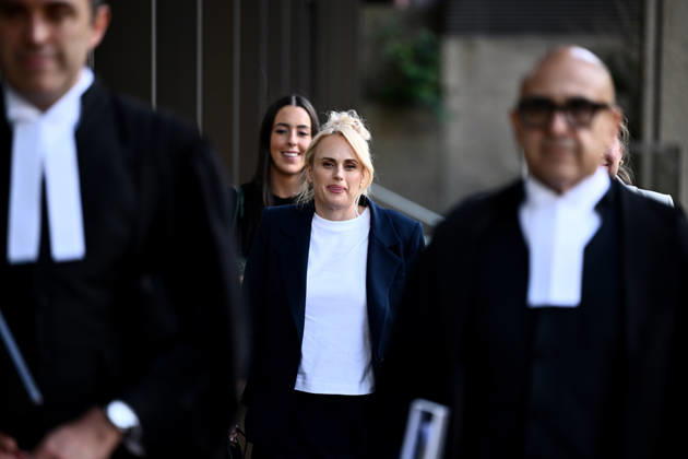REBEL WILSON COURT, Rebel Wilson returns following a break in proceedings at the Federal Court of Australia, in Sydney, Thursday, April 30, 2026. ( NO ARCHIVING SYDNEY NEW SOUTH WALES AUSTRALIA  Copyright: xDANxHIMBRECHTSx 20260430146172506393