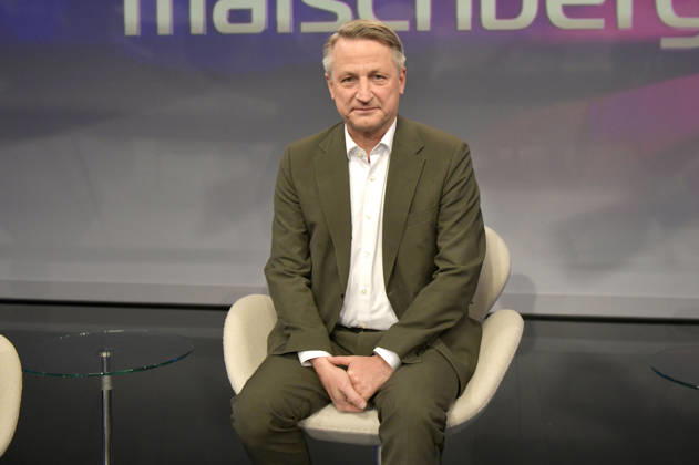 Nikolaus Blome in der ARD-Talkshow maischberger im Studio Berlin Adlershof. Berlin, 29.04.2026