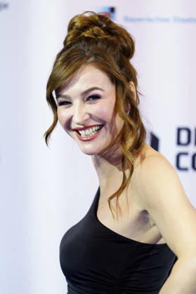 Katrin Bauerfeind bei der Verleihung des Deutschen Computerspielpreises 2026 im Herkulessaal der Residenz. München, 29.04.2026