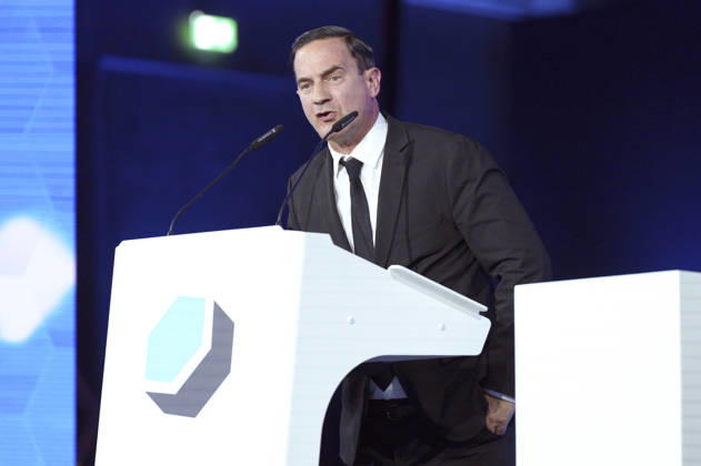 Sönke Möhring bei der Verleihung des Deutschen Computerspielpreises 2026 im Herkulessaal der Residenz. München, 29.04.2026