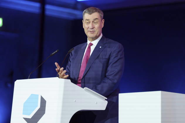 Markus Söder bei der Verleihung des Deutschen Computerspielpreises 2026 im Herkulessaal der Residenz. München, 29.04.2026