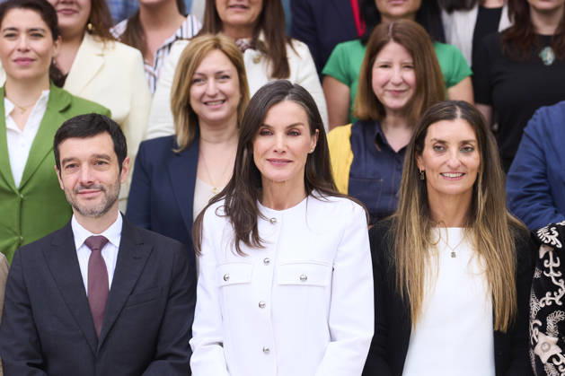 30-04-2026 Madrid Queen Letizia during a meeting with Romani women and the Romani secretariat foundation, FSG, at the headquarters of the Romani Secretariat Foundation in Madrid. No Spain Â  Copyright: xPPEx