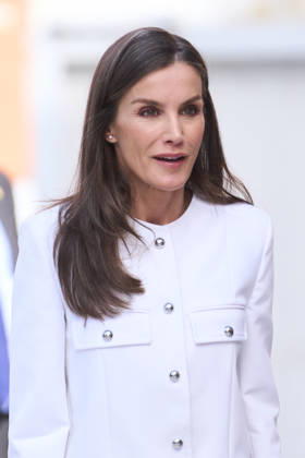 30-04-2026 Madrid Queen Letizia during a meeting with Romani women and the Romani secretariat foundation, FSG, at the headquarters of the Romani Secretariat Foundation in Madrid. No Spain Â  Copyright: xPPEx