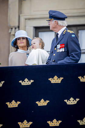 30-04-2026 Outer attend the Swedish Armed Forces tribute on the Outer Courtyard of the Royal palace as part of the celebrations of King Carl Gustafs 80th birthday in Stockholm, Sweden. Â  Copyright: xPPEx