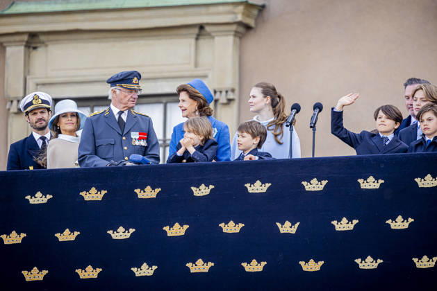 30-04-2026 Outer attend the Swedish Armed Forces tribute on the Outer Courtyard of the Royal palace as part of the celebrations of King Carl Gustafs 80th birthday in Stockholm, Sweden. Â  Copyright: xPPEx