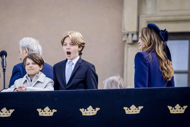 30-04-2026 Outer attend the Swedish Armed Forces tribute on the Outer Courtyard of the Royal palace as part of the celebrations of King Carl Gustafs 80th birthday in Stockholm, Sweden. Â  Copyright: xPPEx