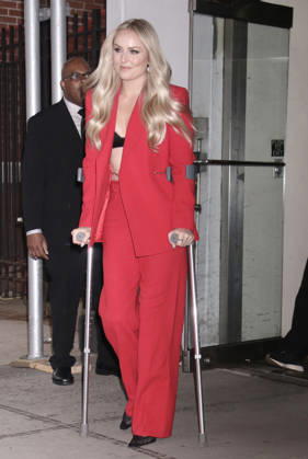 NEW YORK, NY- APRIL 30: Lindsey Vonn seen on April 30, 2026 in New York City. Copyright: xRWx