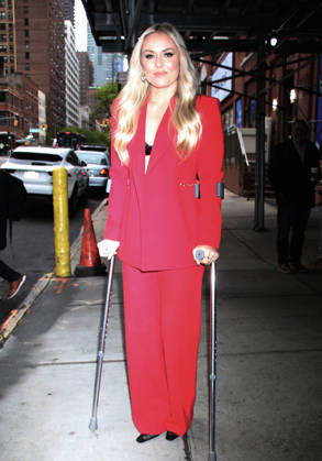 NEW YORK, NY- APRIL 30: Lindsey Vonn seen on April 30, 2026 in New York City. Copyright: xRWx