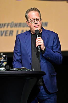 NIBELUNGEN FESTSPIELE 2026. Dramaturg Thomas Laue anläßlich einer Pressekonferenz zu den Nibelungen Festspielen 2026 Die Hunnenkönigin am 30.04.2026 in Worms. 20260430MWI112060