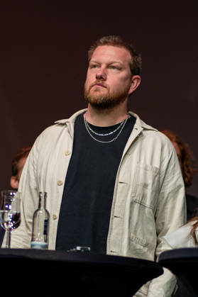 Nibelungen-Festspielen Worms 2026. Alexander Wolfe bei der Pressekonferenz am 30.04.2026 zu den Nibelungen-Festspielen Worms 2026 im DasWormser, bei der das neue Stueck Die Hunnenkönigin praesentiert wurde. Worms DasWormser Rheinland-Pfalz