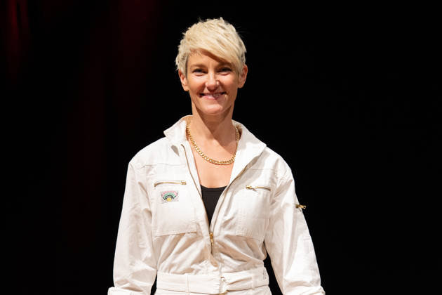 Nibelungen-Festspielen Worms 2026. Anna Martine Freeman bei der Pressekonferenz am 30.04.2026 zu den Nibelungen-Festspielen Worms 2026 im DasWormser, bei der das neue Stueck Die Hunnenkönigin praesentiert wurde. Worms DasWormser Rheinland-Pfalz