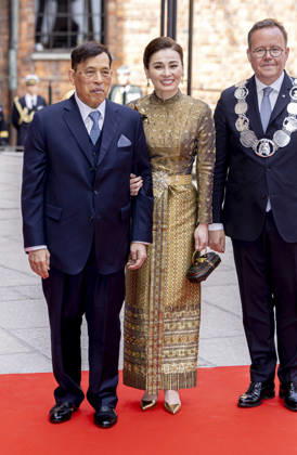 30-04-2026 Lunch King Maha Vajiralongkorn and Queen Suthida of Thailand arrive for a lunch at the City Hall as part of the celebrations of King Carl Gustaf s 80th birthday in Stockholm, Sweden. Â  Copyright: xPPEx