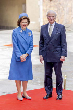 30-04-2026 Lunch King Carl XVI Gustaf and Queen Silvia arrive for a lunch at the City Hall as part of the celebrations of King Carl Gustaf s 80th birthday in Stockholm, Sweden. Â  Copyright: xPPEx