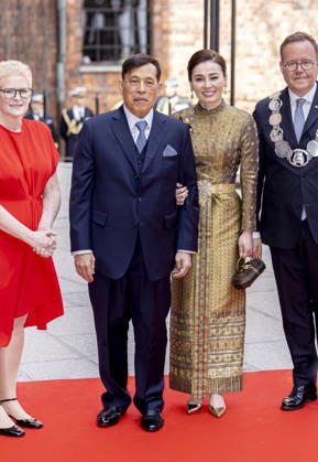 30-04-2026 Lunch King Maha Vajiralongkorn and Queen Suthida of Thailand arrive for a lunch at the City Hall as part of the celebrations of King Carl Gustaf s 80th birthday in Stockholm, Sweden. Â  Copyright: xPPEx