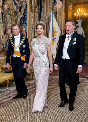 30-04-2026 Gala Princess Madeleine and Chris O Neill arriving for the galadinner at the Royal palace to mark the celebrations of King Carl Gustafs 80th birthday in Stockholm, Sweden. Â  Copyright: xPPEx
