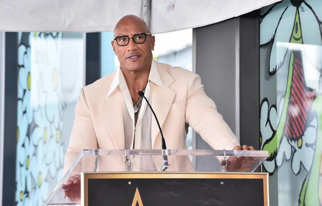Stanley Tucci and Emily Blunt Honored with Star on Hollywood Walk of Fame Dwayne Johnson speaks at Stanley Tucci and Emily Blunt™s Hollywood Walk of Fame Star ceremony on April 30, 2026 in Hollywood, CA. Hollywood Hollywood Walk of Fame California USA Copyright: xLisaxOConnorx xAFF-USA.comx