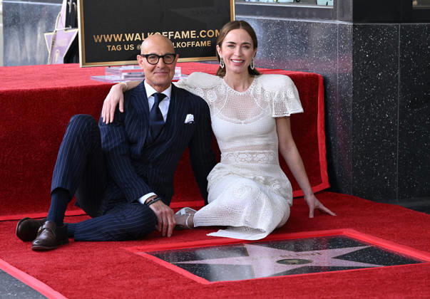 Stanley Tucci and Emily Blunt Honored with Star on Hollywood Walk of Fame Stanley Tucci and Emily Blunt at their Hollywood Walk of Fame Star ceremony on April 30, 2026 in Hollywood, CA. Hollywood Hollywood Walk of Fame California USA Copyright: xLisaxOConnorx xAFF-USA.comx