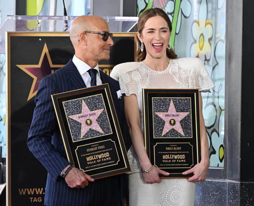 Stanley Tucci and Emily Blunt Honored with Star on Hollywood Walk of Fame Stanley Tucci and Emily Blunt at their Hollywood Walk of Fame Star ceremony on April 30, 2026 in Hollywood, CA. Hollywood Hollywood Walk of Fame California USA Copyright: xLisaxOConnorx xAFF-USA.comx