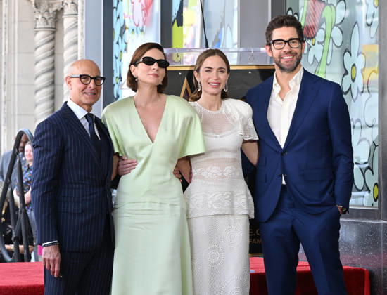 Stanley Tucci and Emily Blunt Honored with Star on Hollywood Walk of Fame Stanley Tucci, Felicity Blunt, Emily Blunt and John Krasinski at Stanley Tucci and Emily Blunt™s Hollywood Walk of Fame Star ceremony on April 30, 2026 in Hollywood, CA. Hollywood Hollywood Walk of Fame California USA Copyright: xLisaxOConnorx xAFF-USA.comx