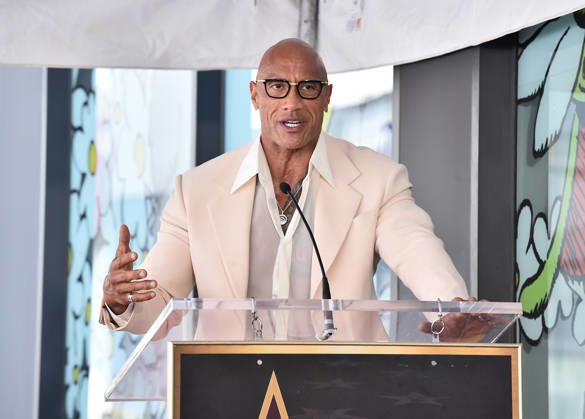 Stanley Tucci and Emily Blunt Honored with Star on Hollywood Walk of Fame Dwayne Johnson speaks at Stanley Tucci and Emily Blunt™s Hollywood Walk of Fame Star ceremony on April 30, 2026 in Hollywood, CA. Hollywood Hollywood Walk of Fame California USA Copyright: xLisaxOConnorx xAFF-USA.comx