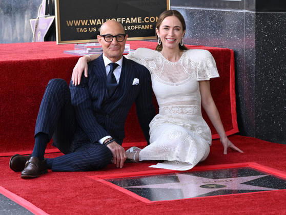 Stanley Tucci and Emily Blunt Honored with Star on Hollywood Walk of Fame Stanley Tucci and Emily Blunt at their Hollywood Walk of Fame Star ceremony on April 30, 2026 in Hollywood, CA. Hollywood Hollywood Walk of Fame California USA Copyright: xLisaxOConnorx xAFF-USA.comx