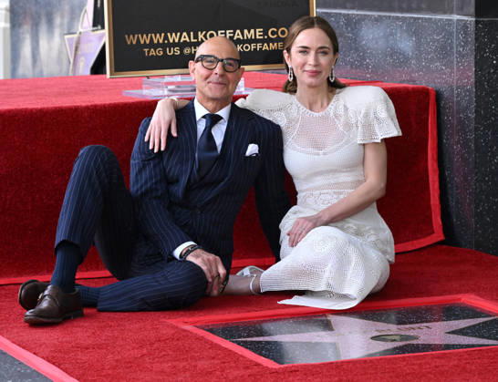Stanley Tucci and Emily Blunt Honored with Star on Hollywood Walk of Fame Stanley Tucci and Emily Blunt at their Hollywood Walk of Fame Star ceremony on April 30, 2026 in Hollywood, CA. Hollywood Hollywood Walk of Fame California USA Copyright: xLisaxOConnorx xAFF-USA.comx