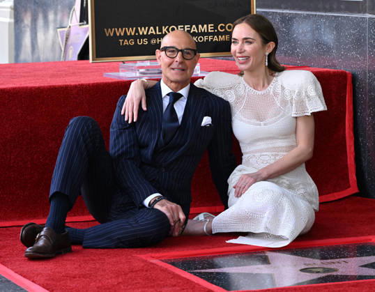 Stanley Tucci and Emily Blunt Honored with Star on Hollywood Walk of Fame Stanley Tucci and Emily Blunt at their Hollywood Walk of Fame Star ceremony on April 30, 2026 in Hollywood, CA. Hollywood Hollywood Walk of Fame California USA Copyright: xLisaxOConnorx xAFF-USA.comx
