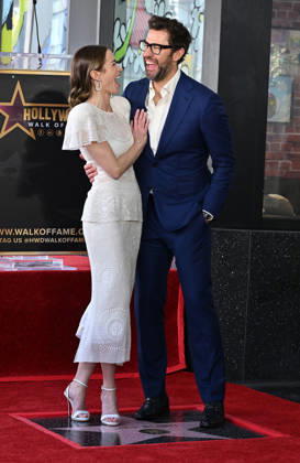 Stanley Tucci and Emily Blunt Honored with Star on Hollywood Walk of Fame Emily Blunt and John Krasinski at Stanley Tucci and Emily Blunt™s Hollywood Walk of Fame Star ceremony on April 30, 2026 in Hollywood, CA. Hollywood Hollywood Walk of Fame California USA Copyright: xLisaxOConnorx xAFF-USA.comx