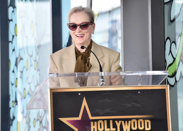 Stanley Tucci and Emily Blunt Honored with Star on Hollywood Walk of Fame Meryl Streep speaks at Stanley Tucci and Emily Blunt™s Hollywood Walk of Fame Star ceremony on April 30, 2026 in Hollywood, CA. Hollywood Hollywood Walk of Fame California USA Copyright: xLisaxOConnorx xAFF-USA.comx