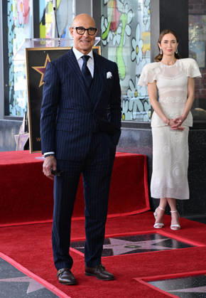Stanley Tucci and Emily Blunt Honored with Star on Hollywood Walk of Fame Stanley Tucci and Emily Blunt at their Hollywood Walk of Fame Star ceremony on April 30, 2026 in Hollywood, CA. Hollywood Hollywood Walk of Fame California USA Copyright: xLisaxOConnorx xAFF-USA.comx