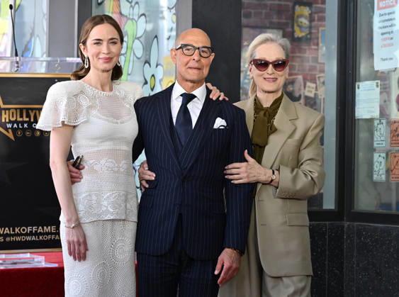 Stanley Tucci and Emily Blunt Honored with Star on Hollywood Walk of Fame Emily Blunt, Stanley Tucci and Meryl Streep at Stanley Tucci and Emily Blunt™s Hollywood Walk of Fame Star ceremony on April 30, 2026 in Hollywood, CA. Hollywood Hollywood Walk of Fame California USA Copyright: xLisaxOConnorx xAFF-USA.comx