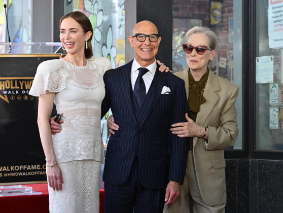 Stanley Tucci and Emily Blunt Honored with Star on Hollywood Walk of Fame Emily Blunt, Stanley Tucci and Meryl Streep at Stanley Tucci and Emily Blunt™s Hollywood Walk of Fame Star ceremony on April 30, 2026 in Hollywood, CA. Hollywood Hollywood Walk of Fame California USA Copyright: xLisaxOConnorx xAFF-USA.comx